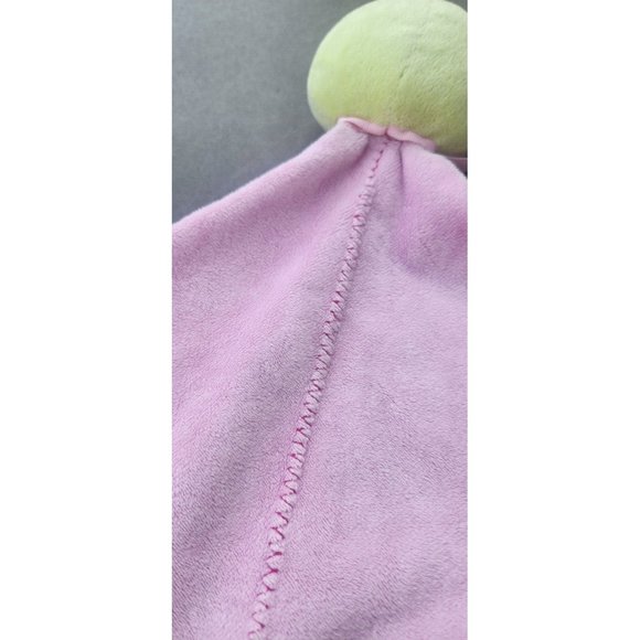 Carters Precious Firsts Frog Pink Security Plush Velour Rattle Blanket Lovey - Picture 10 of 12